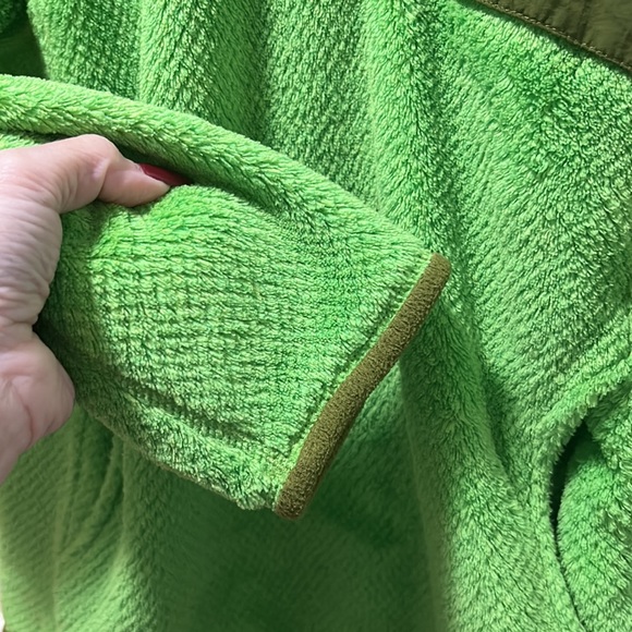 Patagonia re-tool snap-t fleece synchilla pullover lime green size small - Picture 8 of 9